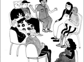 people in circle navigating pregnancy