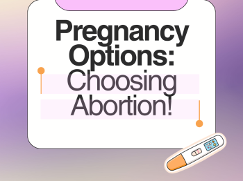 Colorful background pregnancy options abortion