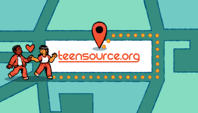 maps, teens, logo